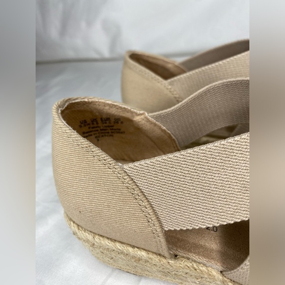 - life Stride Velocity Keaton taupe Wedge canvas 9.5W - Picture 8 of 13